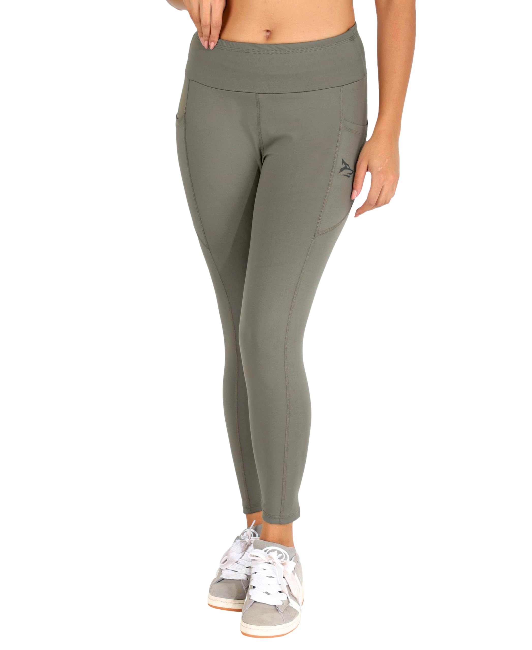 Women's High Rise Stretchable Ankle Length Slim Fit Yoga|Workout |Gym Leggings Leggings with Pockets-image-46