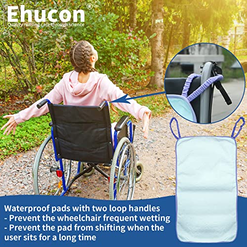 Image of Highly Absorbent Wheelchair Incontinence Pad for Elderly Care,4-Layer Soft Waterproof Seat Pads with Two Loop Handles, Washable and Reusable-18.9 inchX33.9 inch (Pack of 1 Count)