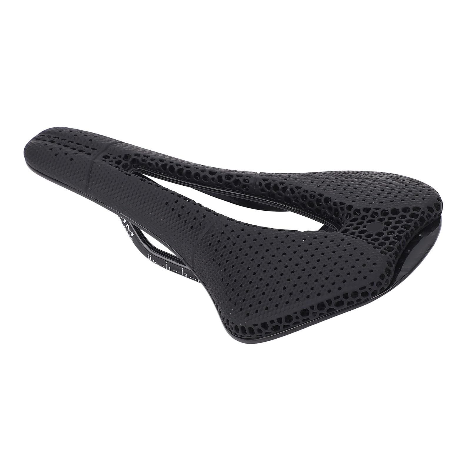 HUIOP Seggiolino per Bici con Stampa 3D, Design Ergonomico Imbottitura in TPU Fibra di Carbonio Comoda Sostituzione della Sella per Bici, Cuscino da Ciclismo Leggero e Resistente con