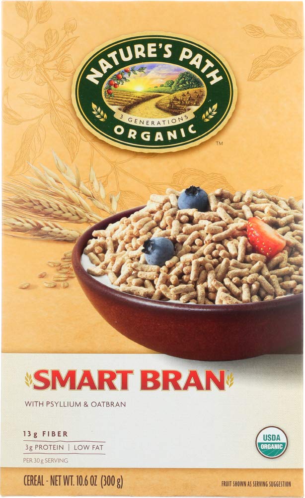 (NOT A CASE) Organic Smart Bran Psyllium and Oatbran Cereal
