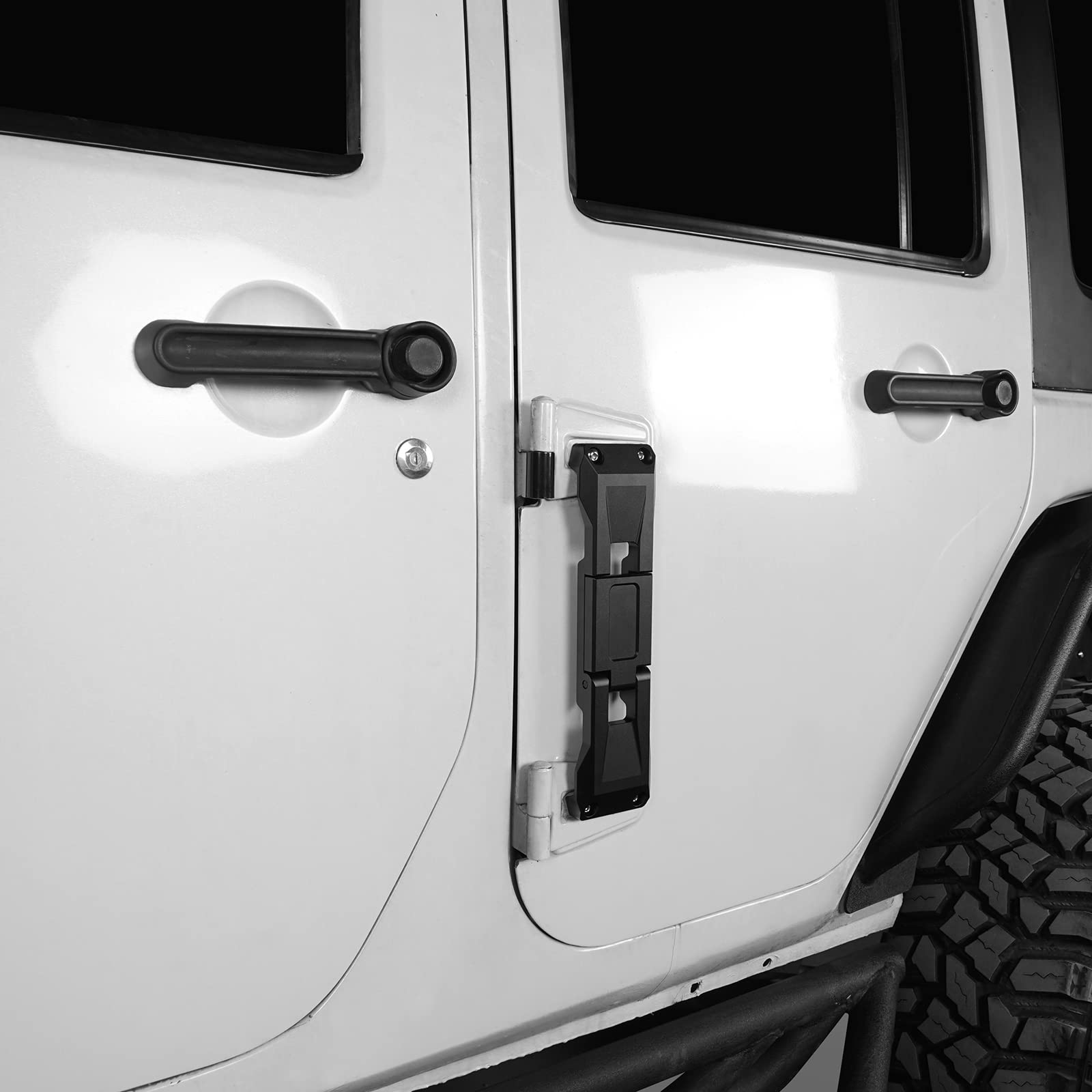 Amazon | Hooke Road ラングラー ドアヒンジ ステップ アルミニウム