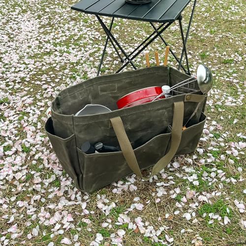Sac à ustensiles de camping multi-compartiments pour ranger vos outils de cuisine - 6