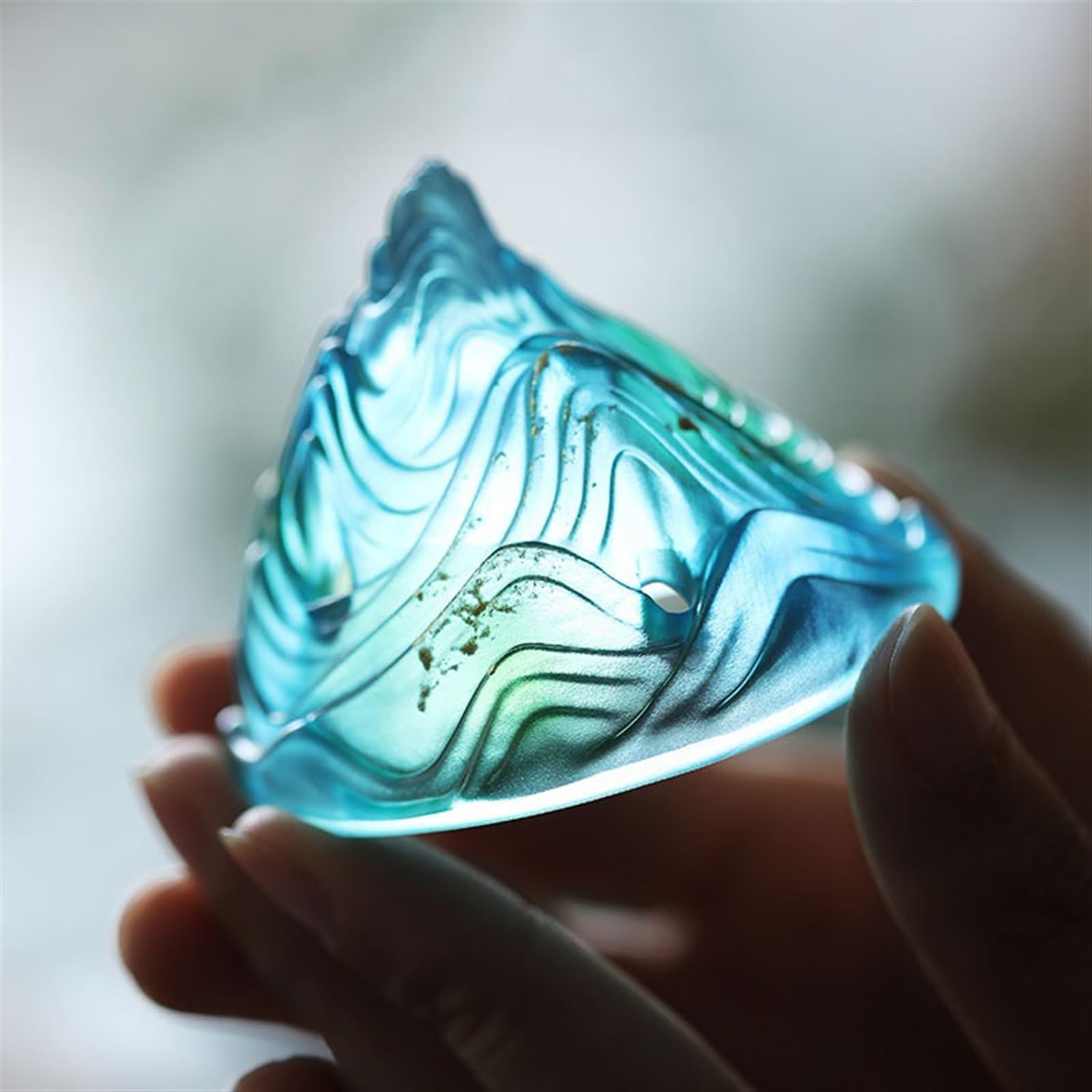 Hecho a Mano Quemador Exquisito de Incienso esmaltado Lujo Forma Creativa Adornos Quemador Decorativos para decoración