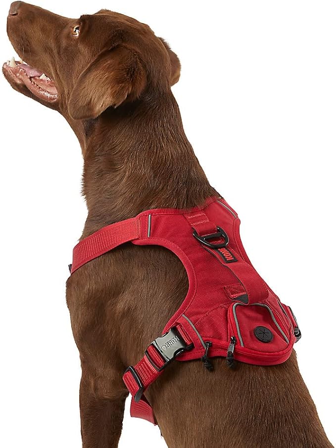 KONG Ultra Durable Waste Bag Harness (XL, Red) Pet Supplies