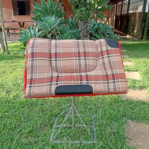 Manta Para Selas Baixeiro De Pelúcia Ideal Para Cavalos (xadrez claro)