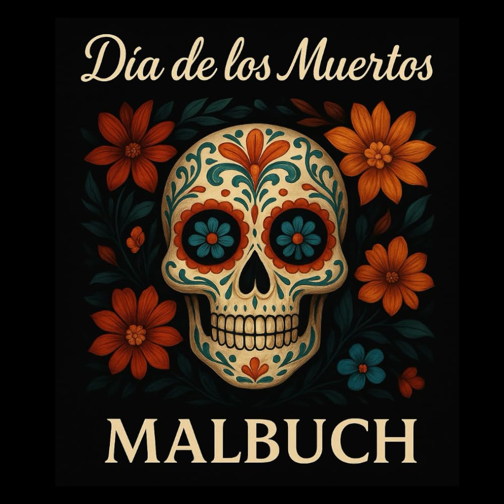 Día de los Muertos Malbuch - Sugar Skull Edition: Ein wunderschönes Ausmalbuch mit einzigartigen Sugar Skull Designs