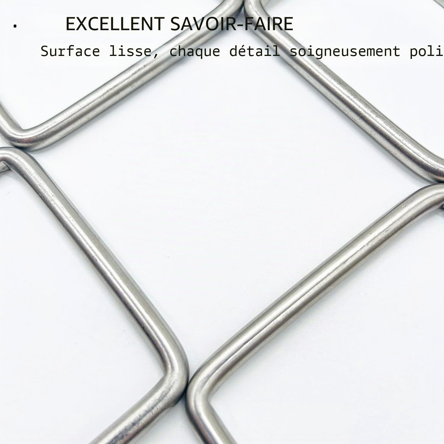 4 Pcs Boulons en U Carrés Acier Inoxydable 304 M8x120x80mm Carré en U Tube avec écrous, plaque de cadre pour Fixation des Tuyaus pour Corde de Boulon