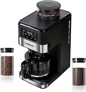 Máquina de café ranbomer com moedor integrado display digital m