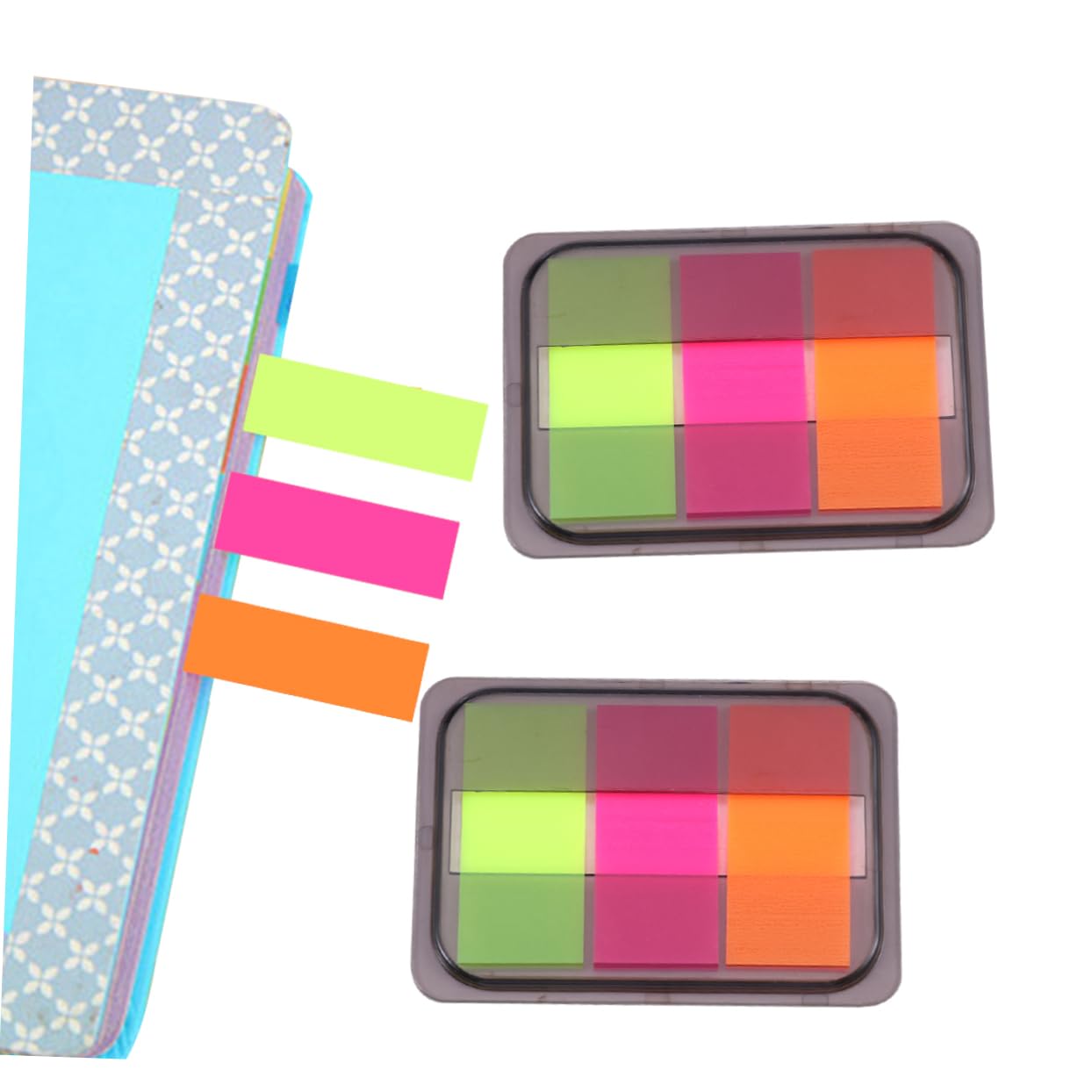 SHINEOFI 30packungen Neuer Titel Neon Haftnotizen Selbstklebende Markierungsfahnen Für Büro Und Zuhause Bunte Pet Notizen Zum Beschriften Für Seitenmarkierung Und Dokumente