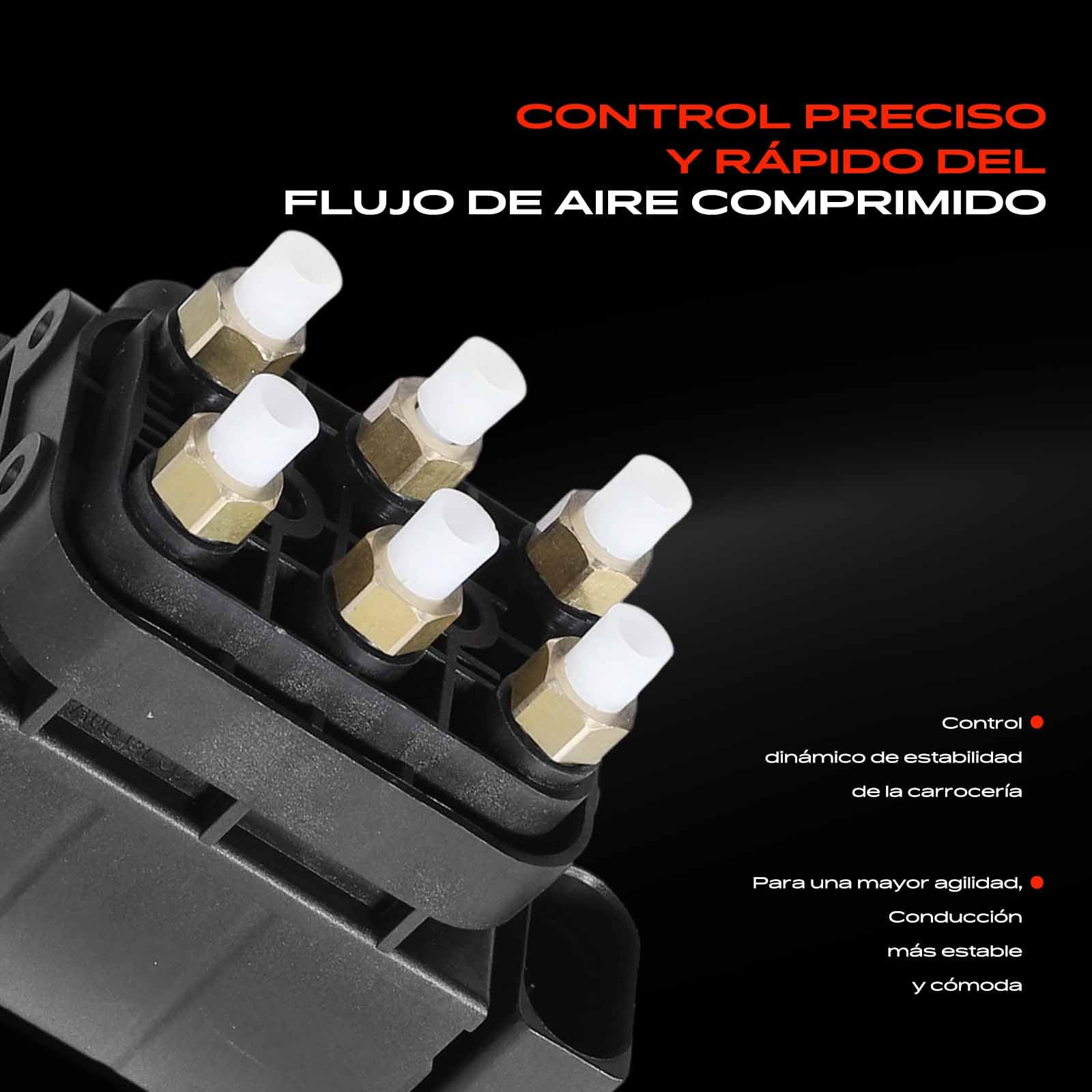 Frankberg Unidad de válvulas de suspensión neumática Compatible con C.a.y.e.n.n.e 92A 3.0L T.o.u.a.r.e.g 7L6 7L7 7LA 3.0L Q7 4LB 3.0L C.a.y.e.n.n.e 92A 4.1L Grand Cherokee IV WK WK2 3.0L 7L0698853A