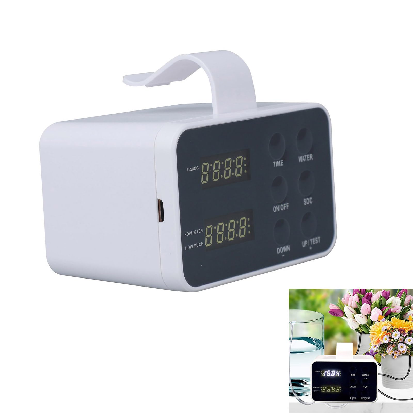 Sistemi di irrigazione automatici per piante per giardiniere occupato Struttura antisifone Facile montaggio dispositivo di irrigazione per fiori Set di irrigazione automatico