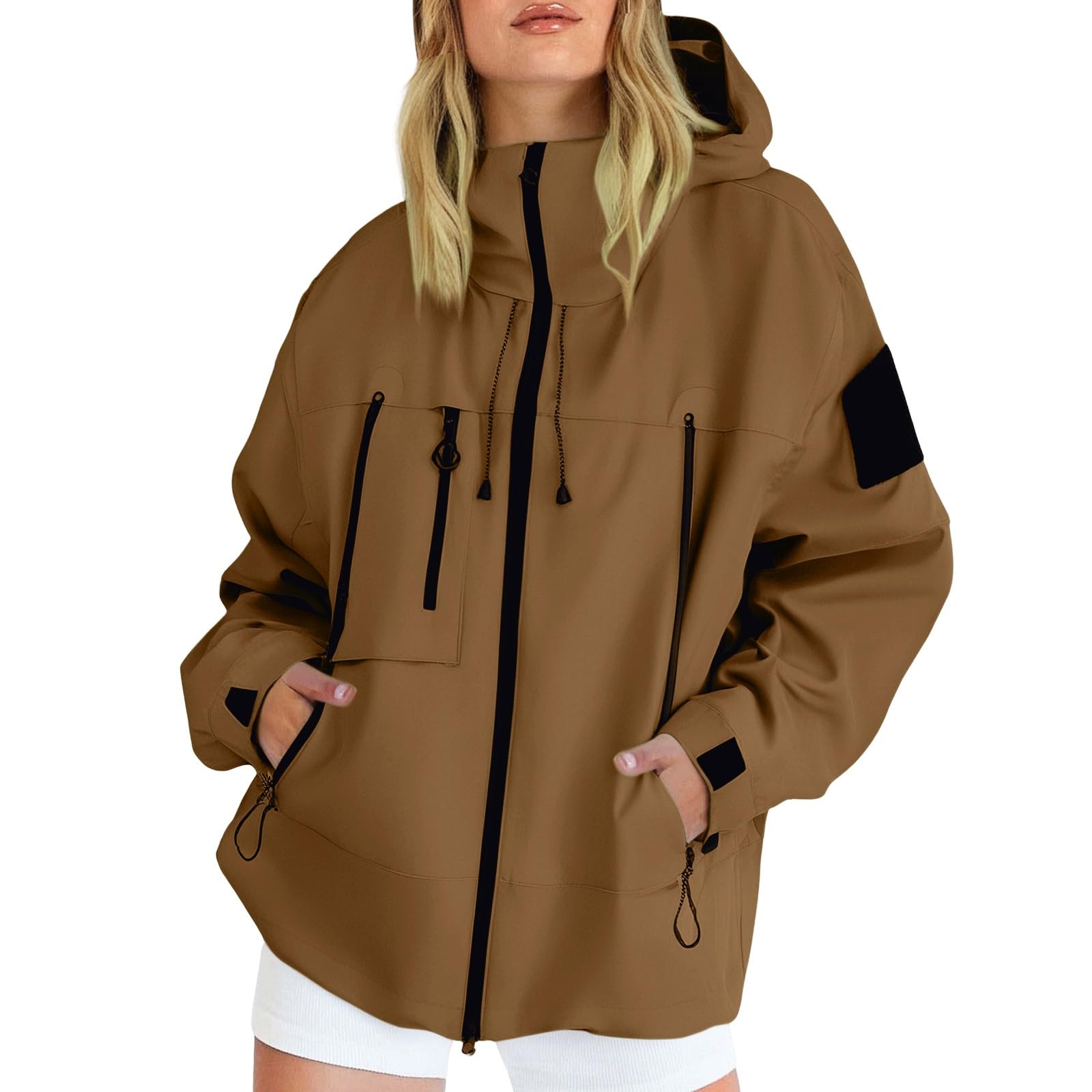 Abiti Alla Da Donna Per Ogni Occasione Cardigan In Cotone E Lino, Stile Estivo Chic Pile Tecnico Completo Antipioggia Regenjacke Damen Impermeabile Nero Waterproof Cycling Clothes Moto