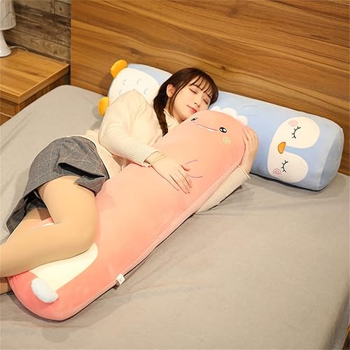 Miniatura 9 de Almohada de cuerpo largo Kawaii Bear  Animal de peluche de 39.3 pulgadas  Suave, comodidad abrazable para adultos y niños para cumpleaños, San