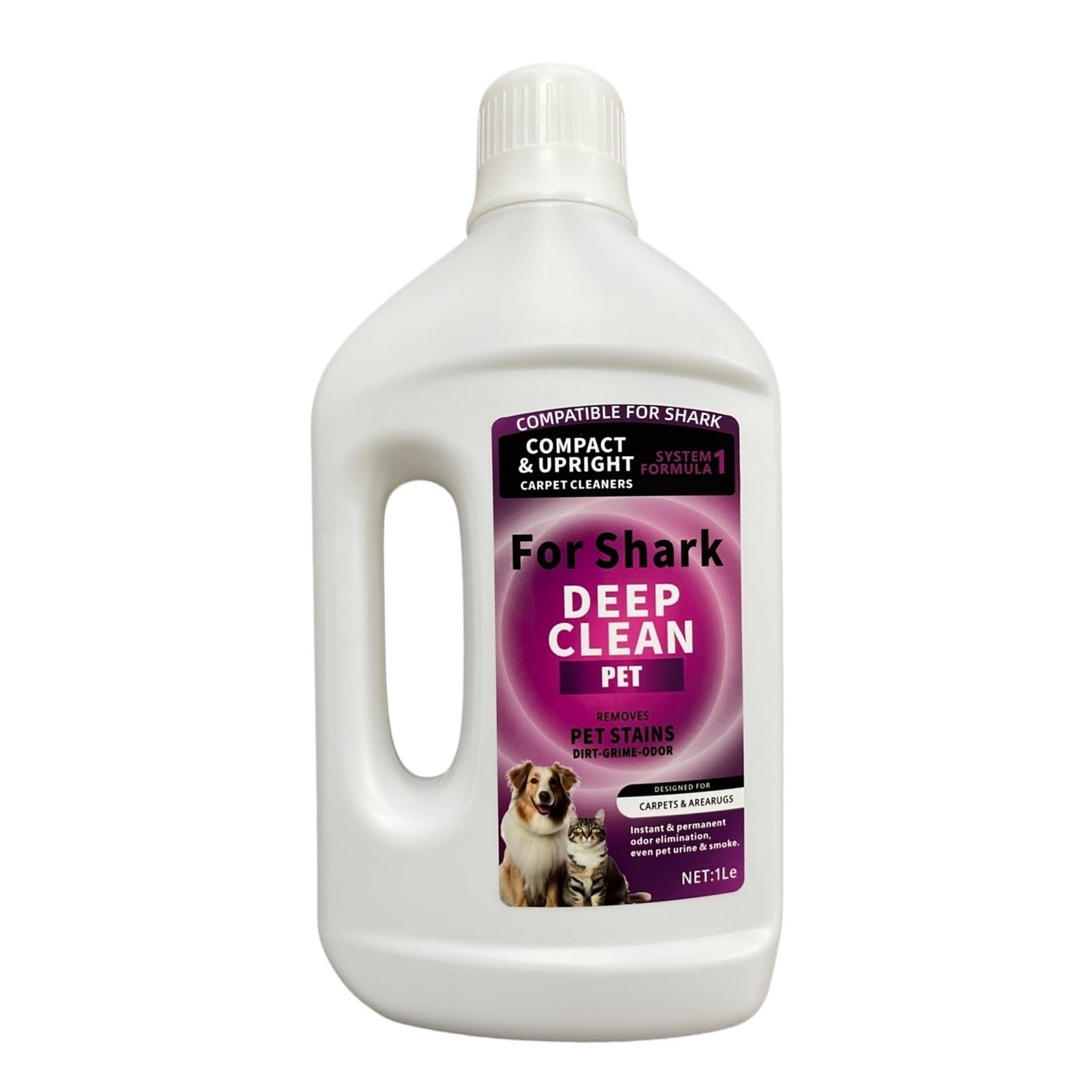 1000ml Pet Carpet Cleaning Solution, Suitable For Both Upright And Portable Carpet Cleaning Machines, Applicable To Carpets/area Mats, Compatible With Shark
