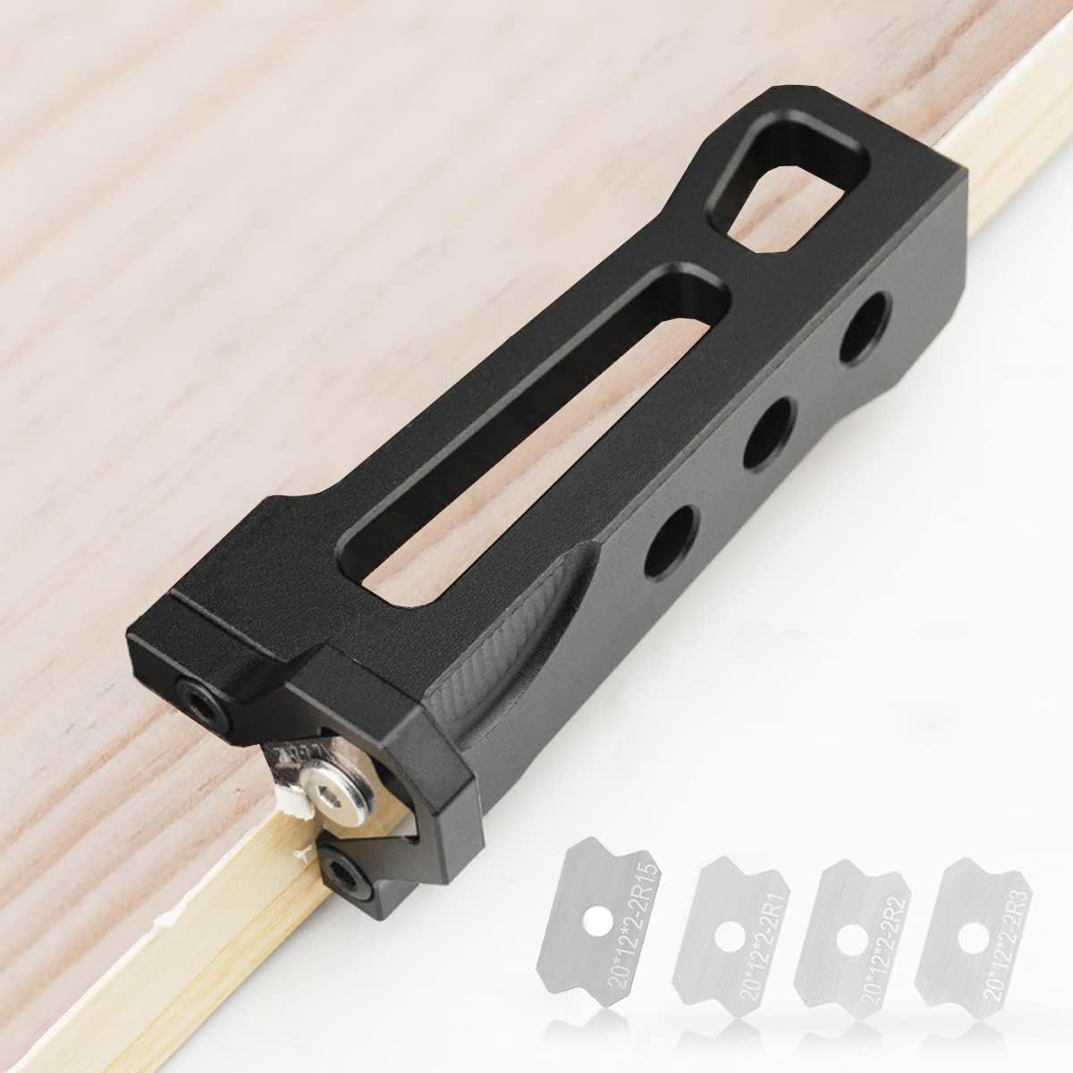 Manual Edge Banding Trimmer,Edge Chamfer Burr Scraper Veneer Edge Cutter Tool Veneer Edge Trimmer for Woodworking (1Set)