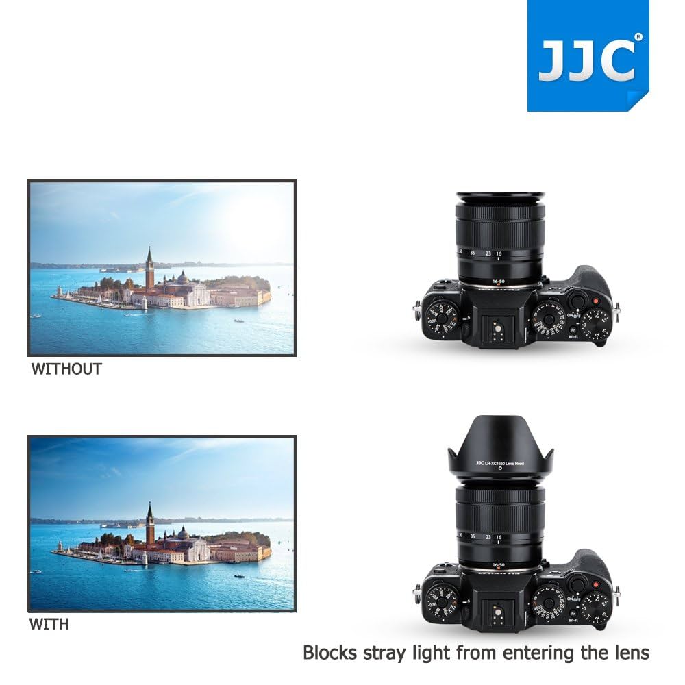 Amazon | JJC 可逆式 レンズフード 富士フィルム Fujifilm XC 16