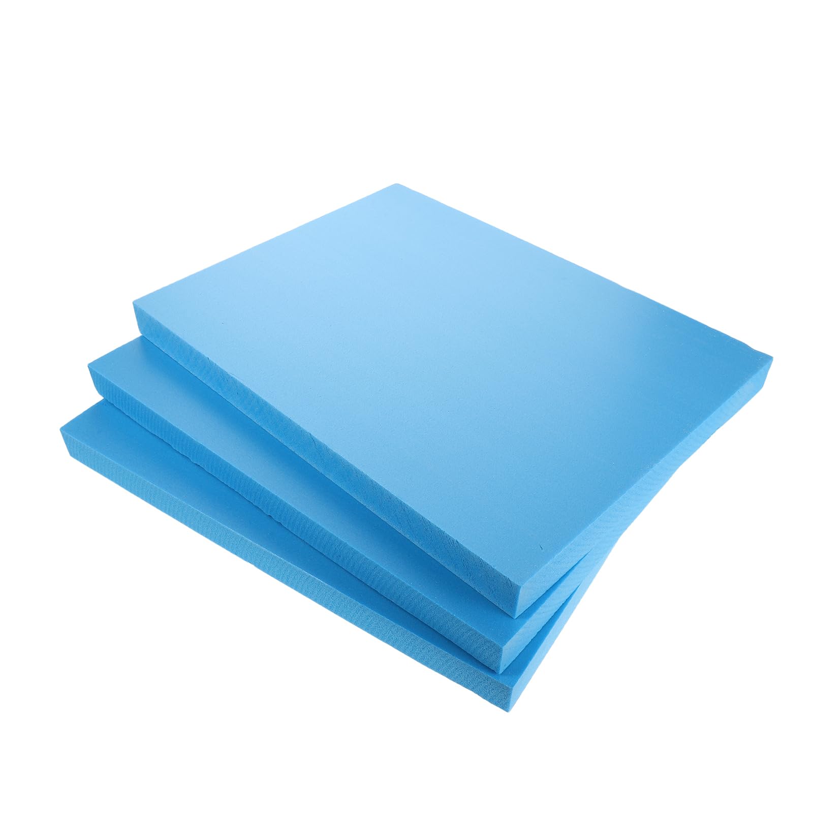 TOYANDONA Láminas de Espuma Rígida Azul 30X40X3 CM 3 Piezas para Manualidades Base para Dioramas y Jardines Miniatura Bloques de Espuma de Alta Densidad para Bricolaje y Modelado