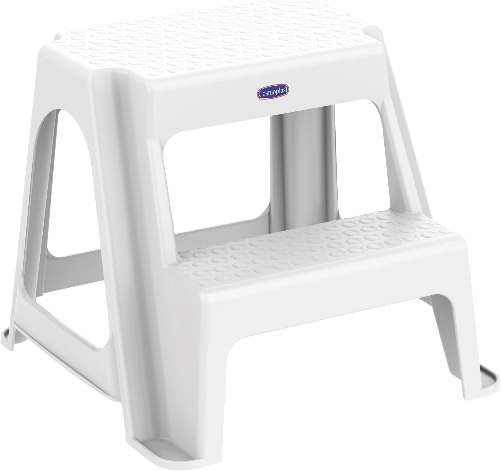 Cosmoplast Ladder Stool, White