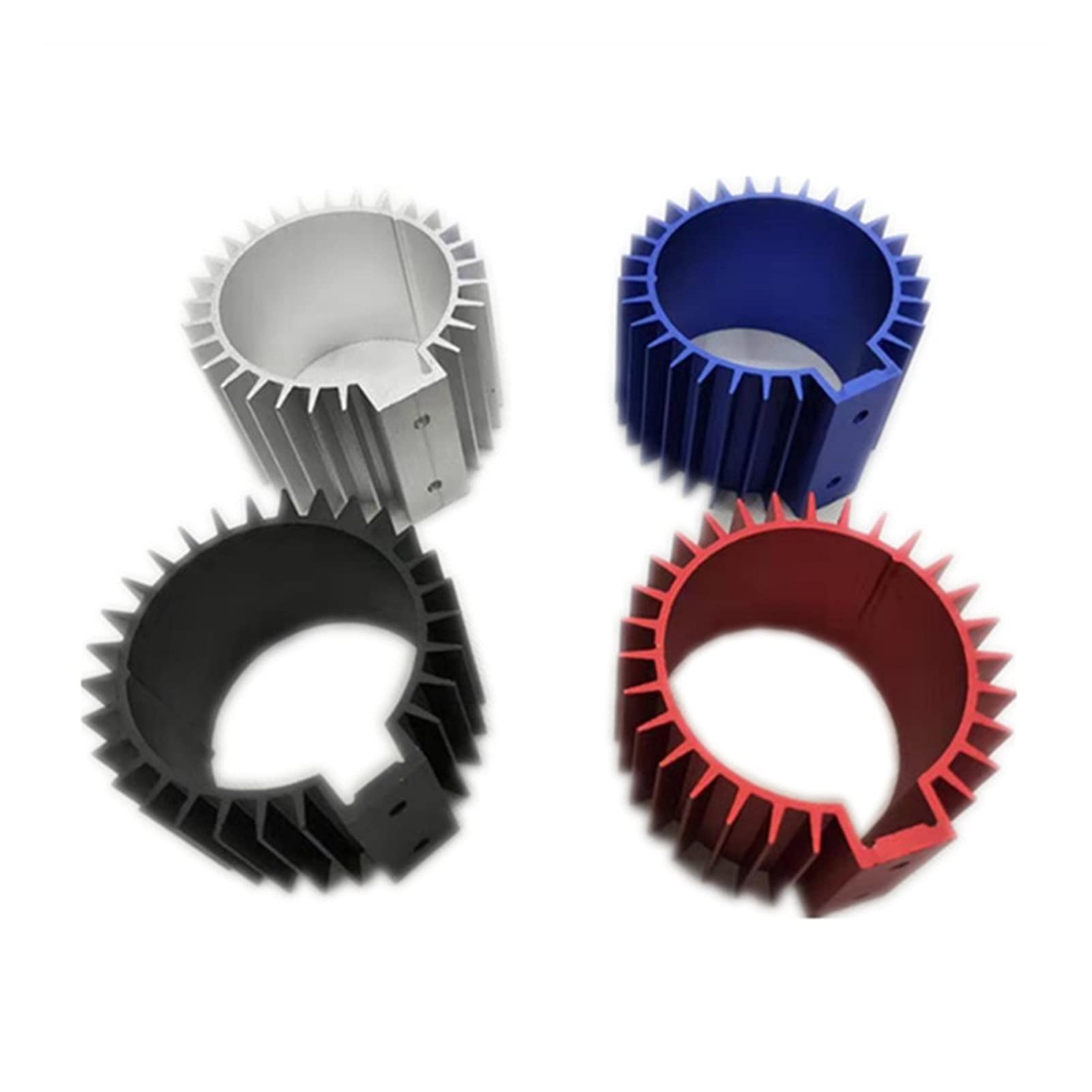 Auto filtro olio Copertura motore dissipatore raffreddamento Cap alluminio Billet Kit filtro olio ID 3" L 66mm radiatore SILVER