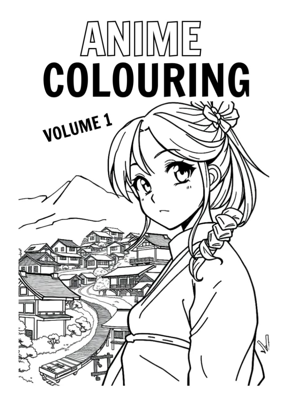 Anime Coloring Book Volume 1