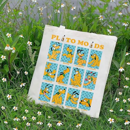 Bolsa Tote de Lona con Dibujo Divertido de Perro miniatura 7