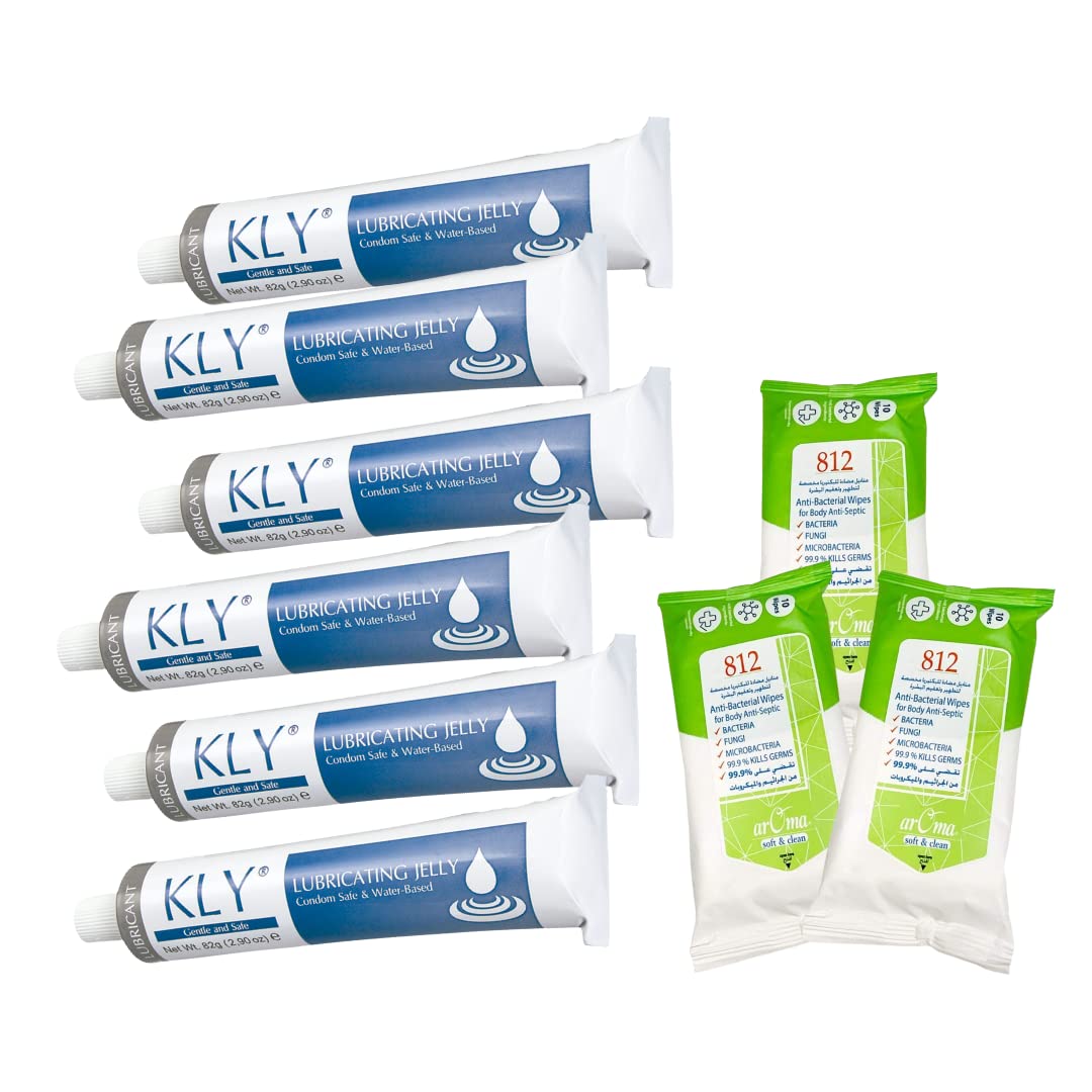 6 Tubes Kly Water Soluble Lubricating Jelly 82g With 3 | Desertcart Bahamas