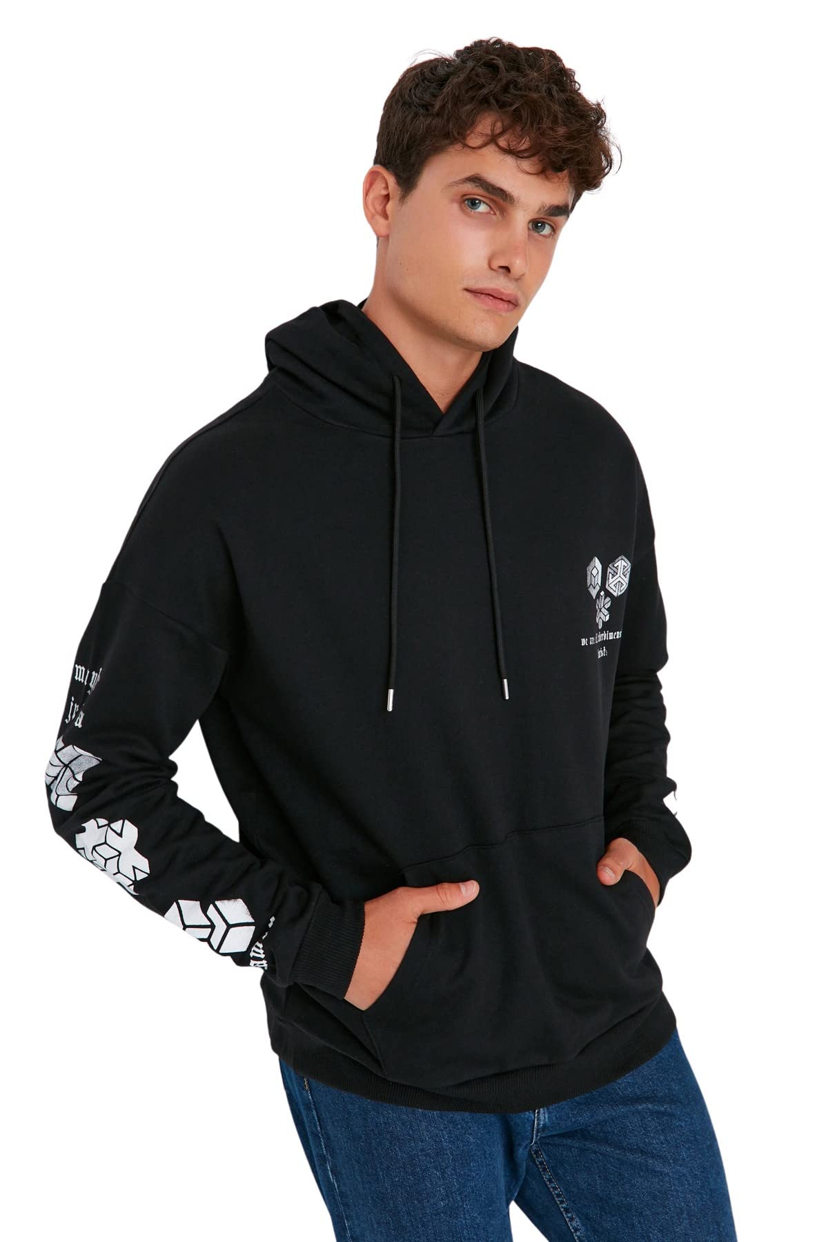 Trendyol Sweatshirt - Black - Regular