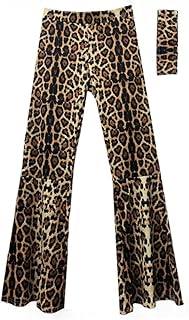 Costume Bay Women's Vintage 1970s Bell Bottom Pants, Retro Disco Flared Trousers, Hippie Pants, 70s Fancy Dress, Psychedel...