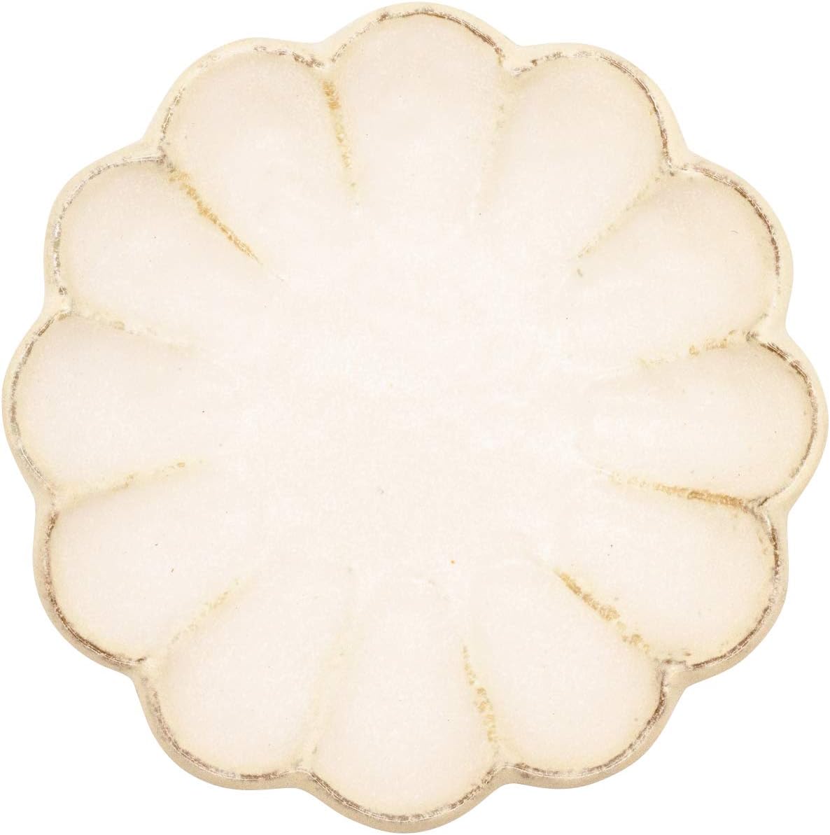 Mino Ware 555-0045 Kaneko Komohei Linka Plate, Serving Plate, Black, Kneeling Flowers, Diameter 5.5 inches (14 cm), Microwave and Dishwasher Safe, Made in Japan