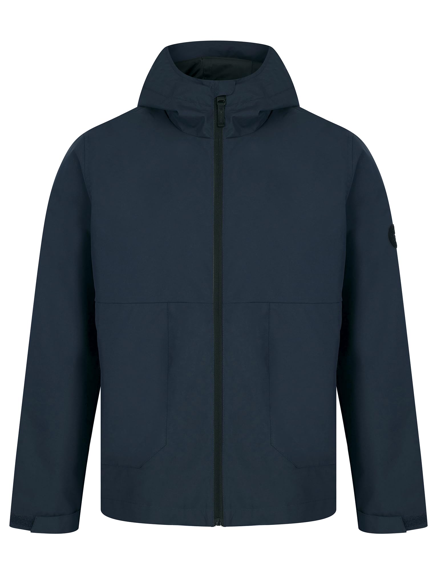 Tokyo Laundry Lachlan Lightweight Windbreaker Jacket with Hood in Sky Captain Navy S