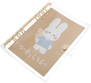 VILLCASE Capa Transparente De Folhas Soltas Protetor De Revista Protetor De Página Pasta Protetor De Bloco De Notas Transparente Mangas De Fichário De Papel Protetores De Página