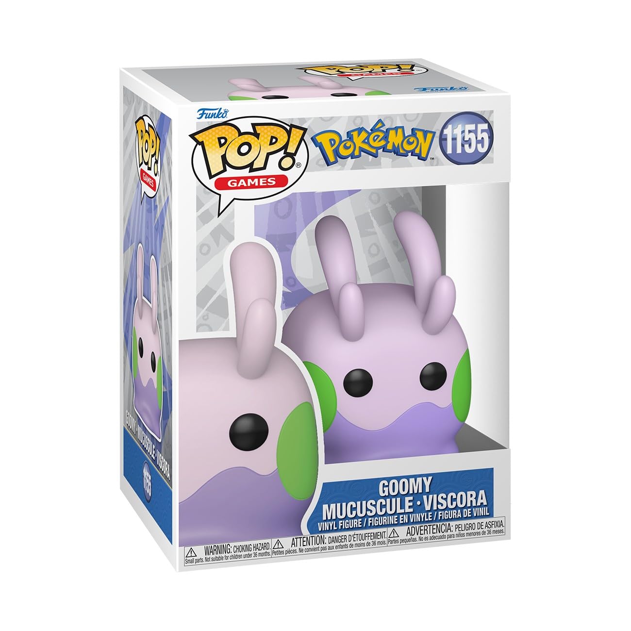Funko Pop! Games: Pokemon - Goomy - Collectable Vinyl Figure - Gift Idea - Official Merchandise - Toys for Kids & Adults - Video Games Fans - Model