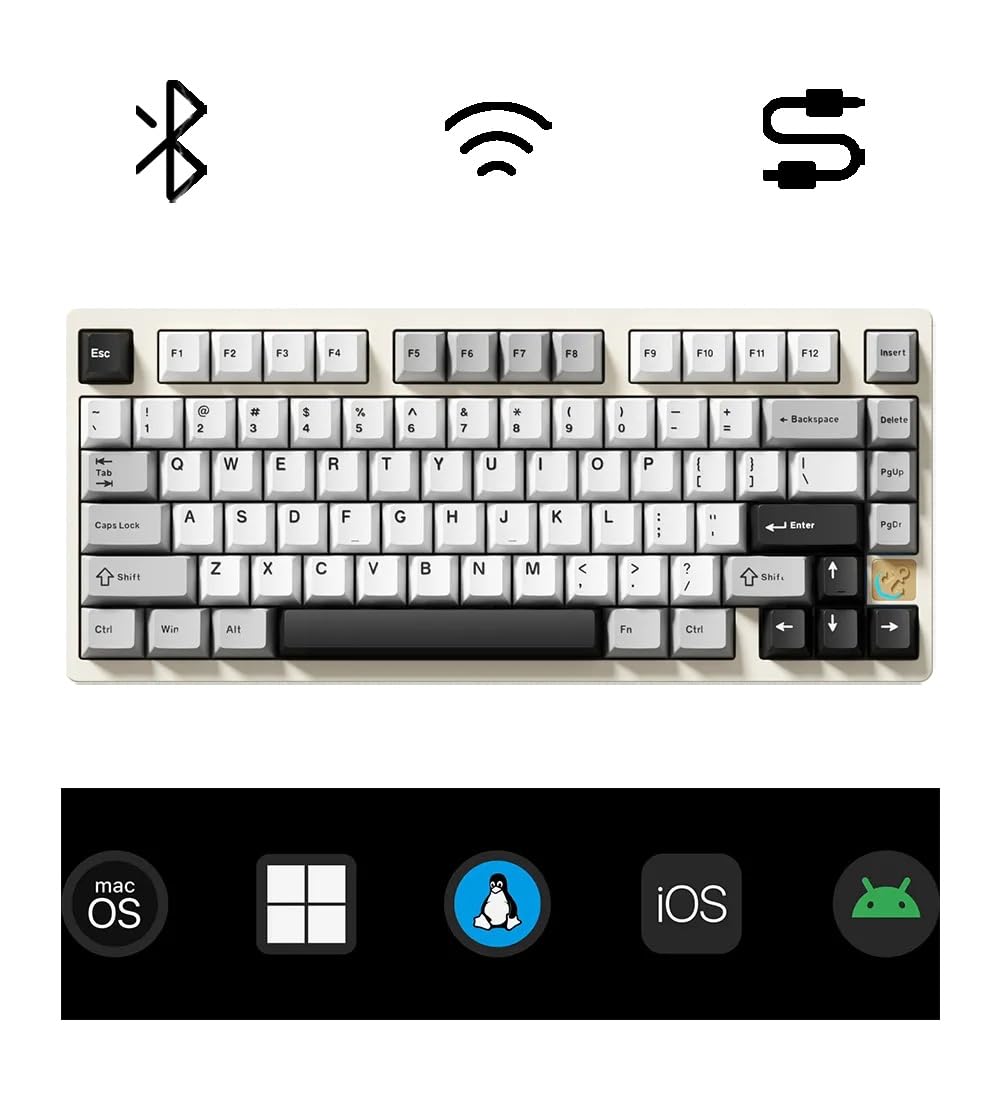 Amazon | Glacier Weikav Stars75s、ワイヤレス/有線、取り外し可能な