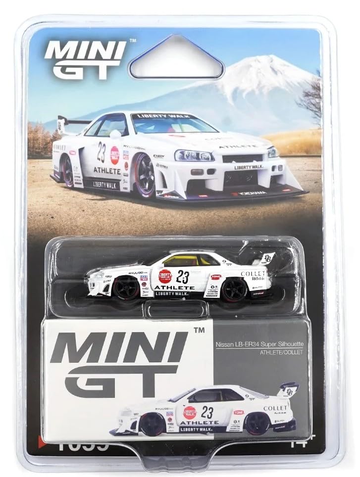 Diecast Model Car Compatible with Mini GT 1:64 Nissan Skyline LB