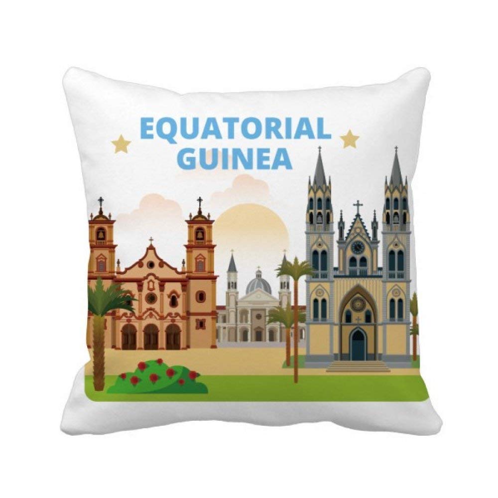 Housse de coussin Castle Equatorial Guinée pour relooker un lit
