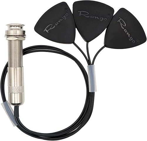 Pastilla de guitarra acústica Micrófono de contacto Transductor piezoeléctrico para violonchelo banjo ukelele mandolina Guitarra Micrófono Pastilla