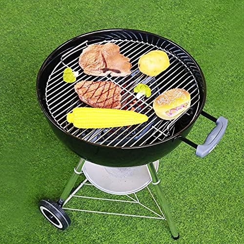 GFTIME 44.5cm Round Cooking Grate 7432 for Weber 47cm Charcoal Grills, Weber One-Touch, Bar-B-Kettle, Smokey Mountain Cooker Smoker, Pit Boss, Louisiana, Char-Broil, Jumbo Joe, Large Big Green Egg