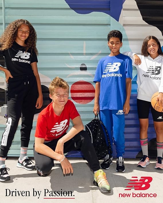 Image of New Balance Active Boys Short Sets - 2 Piece Short Sleeve Workout T Shirt and Fleece Kids Shorts Boys Athletic Sets (8-12)