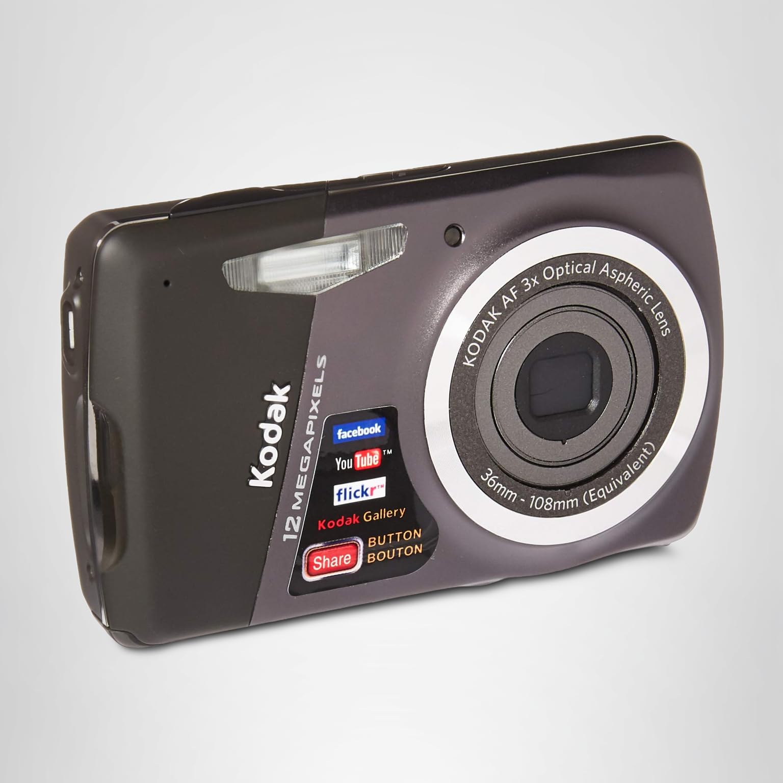 Amazon.com : Kodak EasyShare M531 14MP 3x/5x Zoom HD Camera Black