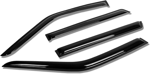 4 unidades de deflector de ventana con cinta adhesiva para ventana compatible con Nissan Pathfinder Infiniti QX4 1996-2004, acrílico