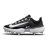 Nike Men's Alpha Huarache Elite 4 Baseball Cleats 14 Black/White