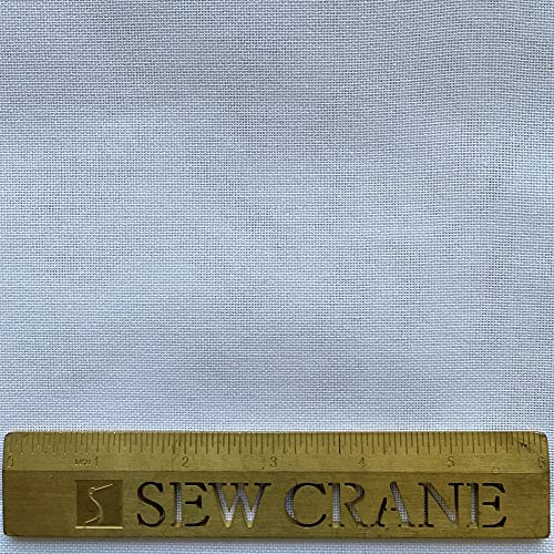 Image of 32CT Evenweave Cloth Embroidery Cross Stitch Fabric, Snow White, W29 x L39