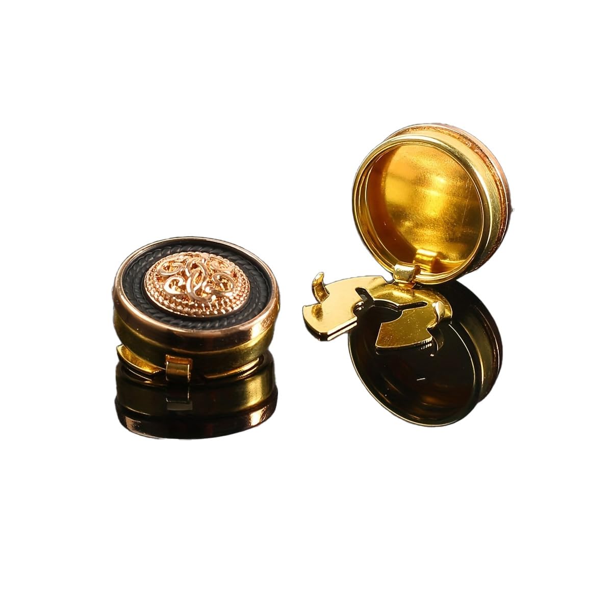 in-imagine 2Pcs Cufflinks for Men Formal, Button Covers Clip On, Shirt Buttons For Men, Wedding Occasions, Office Commuting and Party Dressing, Cufflinks Ideal for Daily Business Wear, Formal Banquets-picture-21