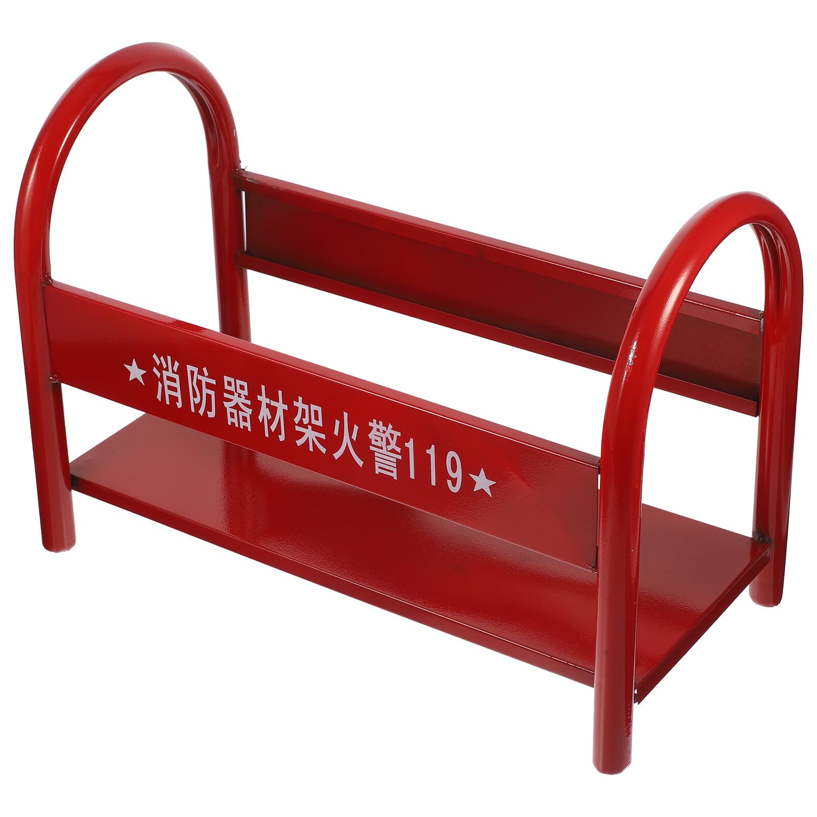 Didiseaon Soporte Metálico para Extintor de Incendios de 2-4 Kg Estante Resistente Color Rojo Base Reforzada para Almacenamiento Seguro Hogares Oficinas y Centros Comerciales