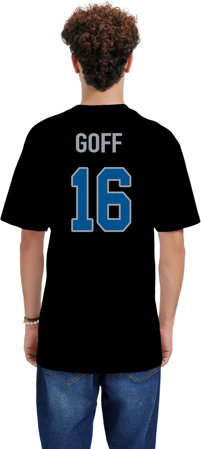 Custom Football T-Shirt No Brand/Logos 100% Cotton for Mens/Womens/Kid