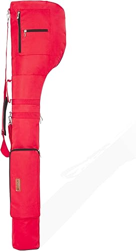 Miniatura 28 de AKOZLIN Bolsa de transporte para palos de golf 8-10, ligera, plegable, para viajes, domingo, con correa, bolsa impermeable para el domingo Negro