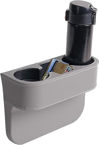Organizador de asiento de automóvil, portavasos multifuncional, caja de almacenamiento, organizador de insertos que ayuda a reducir la conducción