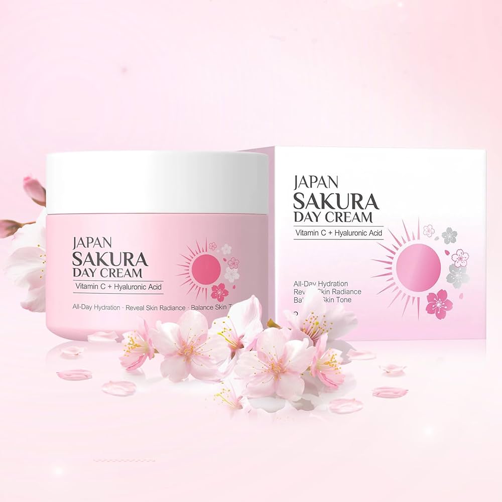 Amazon.com: Sakura Day Cream, Cherry Blossom Skincare Face