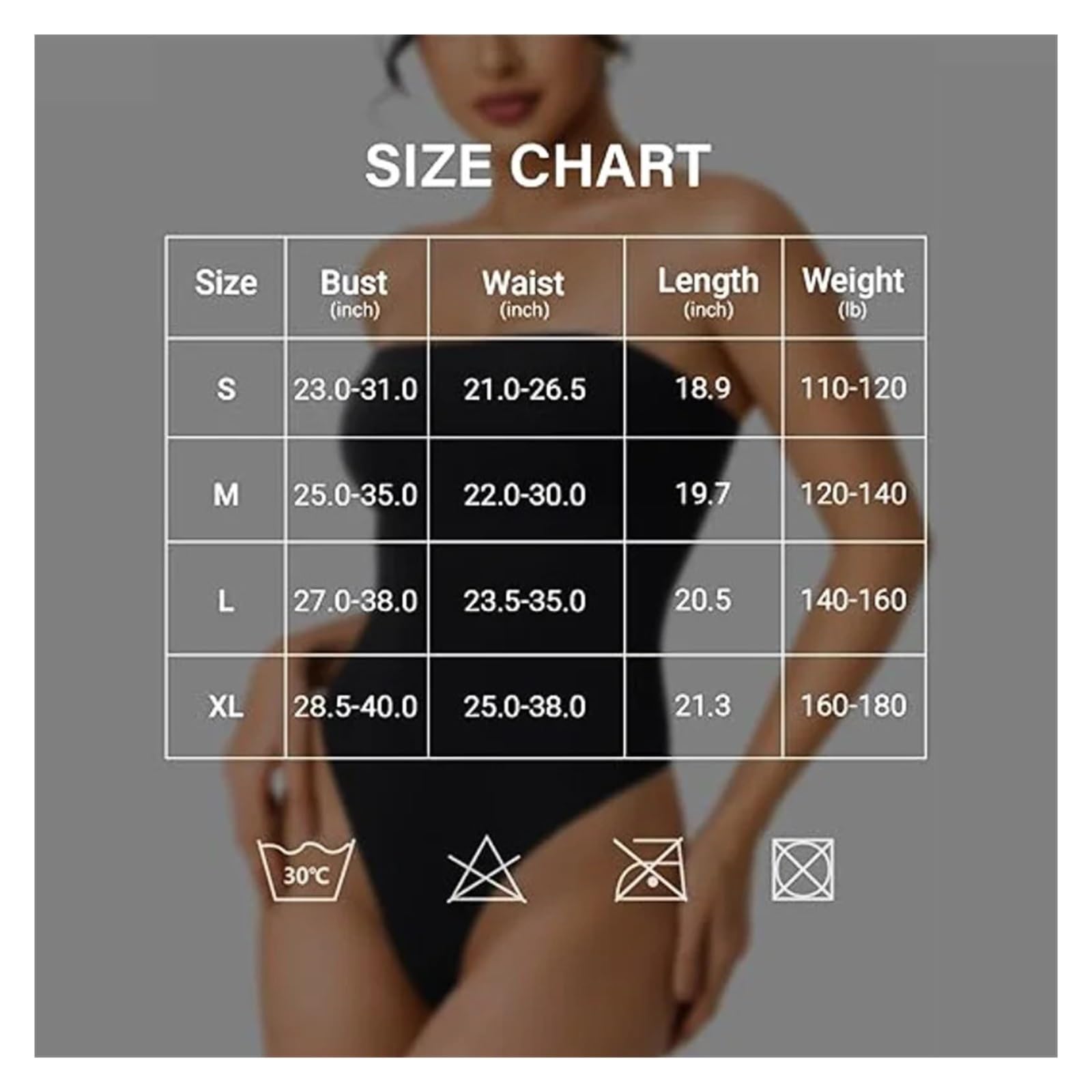 Faja moldeadora de cuerpo elástica sin tirantes, traje sin costuras con Control de barriga, Tanga con hombros descubiertos, corte ajustado for mujer
