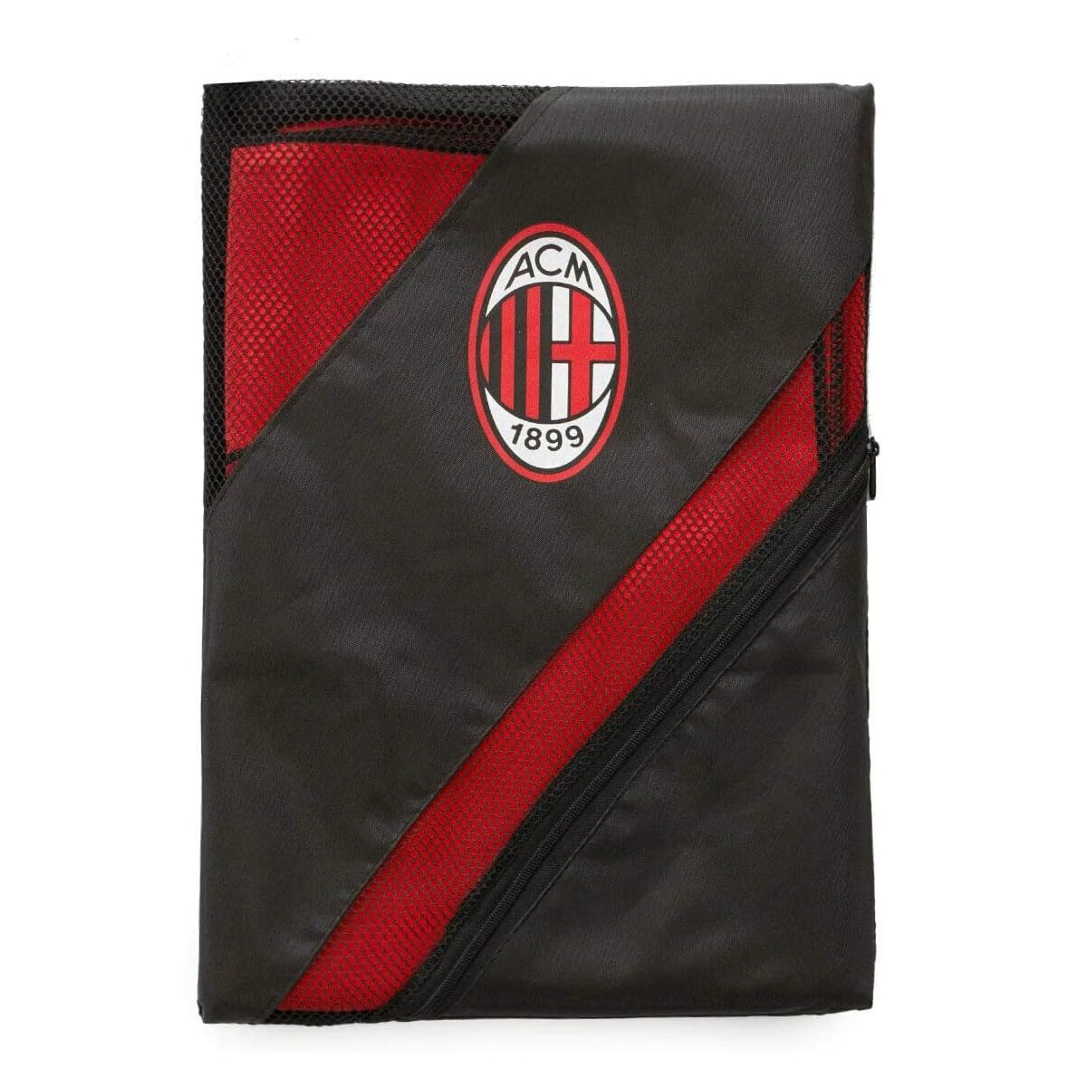 Telo Sport Microfibra Milan AC - 50x100 Cm - Rosso - Ufficiale Con Beauty Case - Foto 11